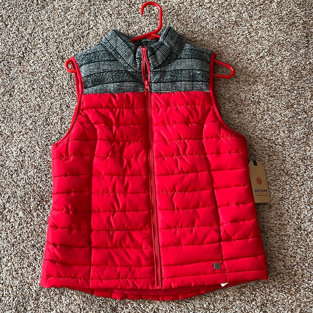 Ruff Hewn Vest Size S Nwt - image 1